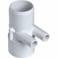 2 SHR x 2 SHR Socket x 0.75 in. SB PVC ShurGrip II Manifold - 2 Ports