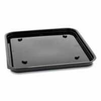 Square Base Container, Black