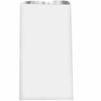 5.25 x 3.5 x 12 in. Foil Sandwich Bags, White - 500 per Case