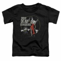 Betty Boop-Drop Dead Gorgeous - Short Sleeve Toddler Tee - Black&#44; Large 4T