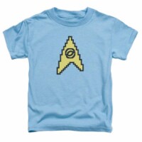 Star Trek-8 Bit Science - Short Sleeve Toddler Tee - Carolina Blue&#44; Small 2T