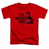 Star Trek-Im Number One - Short Sleeve Toddler Tee - Red&#44; Small 2T