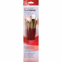 Princeton Brush 9120 Watercolor, Acrylic and Tempera White Taklon Brush Set