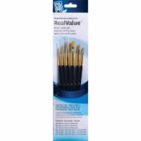 Princeton Synthetic Gold Taklon Real Value Brush Set Perspective: Main
