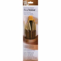Princeton Synthetic Gold Taklon Real Value Brush Set-7/Pkg