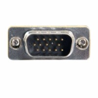 C2G HD15 VGA M/M Mini Gender Changer (Coupler) - Nickel