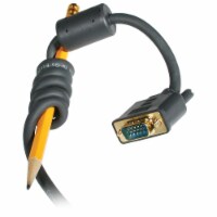12ft HD15 UXGA + 3.5mm Audio M/M Monitor Cable - Black