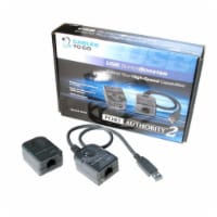 USB 1.1 Over Cat5 Superbooster Extender Dongle Kit - Black