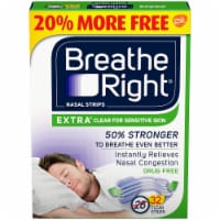 Breathe Right Extra Clear Nasal Strips Perspective: Main