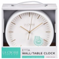 La Crosse Technology Etta Metal Wall/Table Clock