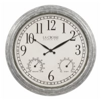 La Crosse Technology Silas Indoor/Outdoor Wall Clock Perspective: Main