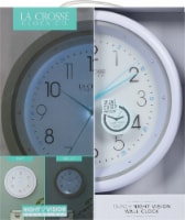 La Crosse Clock Company Night Vision Wall Clock