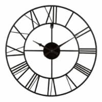 La Crosse Technology Wrought Iron Wall Clock - Black Perspective: Main