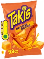 Takis Intense Nacho Cheese Rolled Tortilla Chips Perspective: Main