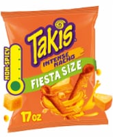Takis Intense Nacho Cheese Rolled Tortilla Chips Perspective: Main