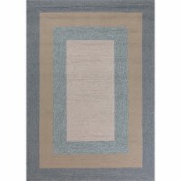KAS Libby Langdon Hamptons 8' x 11' Hand Hooked Rug in Spa Highview