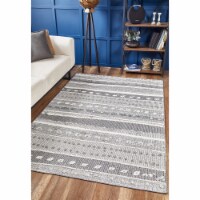 Terrace 6761 Grey Terrain Area Rug, Size - 6'7 x 9'4