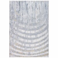 Roxy 2809 Grey/Gold Palette Area Rug, Size - 6' x 9'