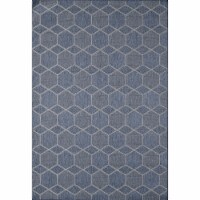 Provo 5789 Blue Geo Area Rug, Size - 7'10 Round