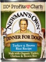 Newman's Own Turkey & Brown Rice Premium Wet Dog Food Perspective: Main