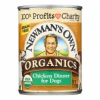 Newman's Own Organics Grain Free Chicken Dinner Premium Wet Dog Food
