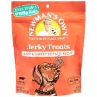 NEWMANS OWN ORGANIC 273401 Dog Trt Bf Jerky Bf Sweet Pt, 5 oz.