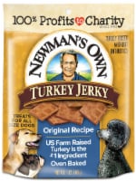 Newman's Own Original Recipe Turkey Jerky Dog Treats Perspective: Main