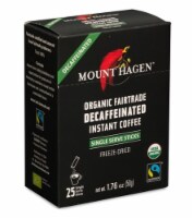 Mount Hagen Organic Decaf Instant Coffee Single Serve (Pack of 2)