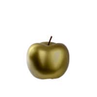 Ceramic Apple Figurine, Chrome Green - Small