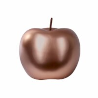 Ceramic Apple Figurine, Chrome Tan - Large