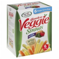 SENSIBLE PORTIONS Straw Veggie 6Pk Sngl Ssa, 6 Oz.