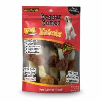 Savory Prime 7.8 in. Beggar Bones 5-in-1 Kabobs Grain Free Treat for Dogs - Pack of 6