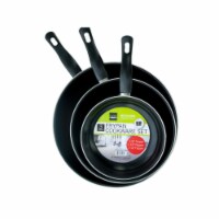 Bulk Buys Stainless Steel Non-Stick Frying Pan Set -Pack of 3