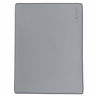 Messy Mutt 16 x 12 in. Silicone Bowl Mat for Dogs & Cats, Cool Gray
