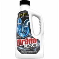 Drano 32 oz 0.25 gal Liquid Drain Cleaner, White - Case of 12