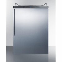 Summit 5.6 cu. ft. Built-in Residential Beer Dispenser with Digital Thermostat, Black