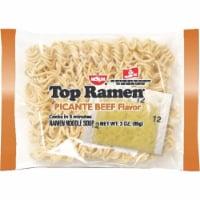 Nissin Foods 3 oz Top Ramen Beef Picante Cup Noodles, Pack of 24