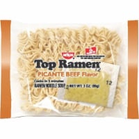 Nissin Top Ramen Soy Sauce Flavor Noodles, 3 oz - Food 4 Less