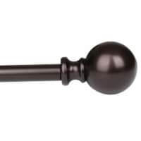 Utopia Alley D34RB 48-86 in. Adjustable Curtain Rod with Round Finials - Bronze