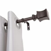 Utopia Alley D92RB 0.75 in. Curtain Rod for 28-48 in. Windows, Oil Rubbed Bronze