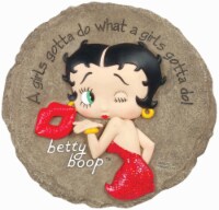 Spoontiques Betty Boop Stepping Stone/Wall Plaque Perspective: Main