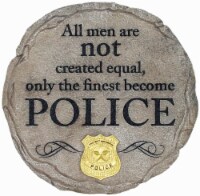 Spoontiques Police Stepping Stone & Wall Plaque Perspective: Main