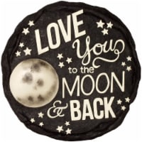 Spoontiques Moon and Back Stepping Stone Wall Plaque Perspective: Main