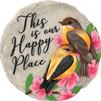 Spoontiques Stepping Stone & Wall Plaque - Happy Place Perspective: Main