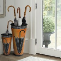 Juniper + Iris Brown Metal Rustic Umbrella Stand