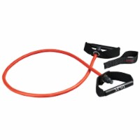 Spri Xertube Medium Resistance Band & Door Strap - Red