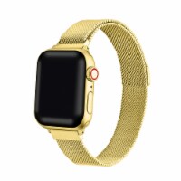 Infinity Skinny Gold Stainless Steel Band for Apple Watch 1,2,3,4,5,6 & SE - Size 42mm/44mm