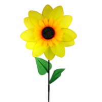 Land & Sea LS218SFS 15 in. Nylon Sunflower Yard Pinwheel