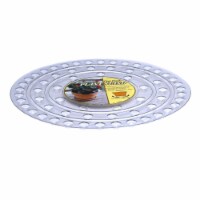 Curtis 5035791 10 in. Heavy Gauge Plastic Plant Stands, Clear - 25 Piece
