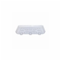 CWP Clear Carpet Saver Heavy Duty Square Plant Saucer, 16